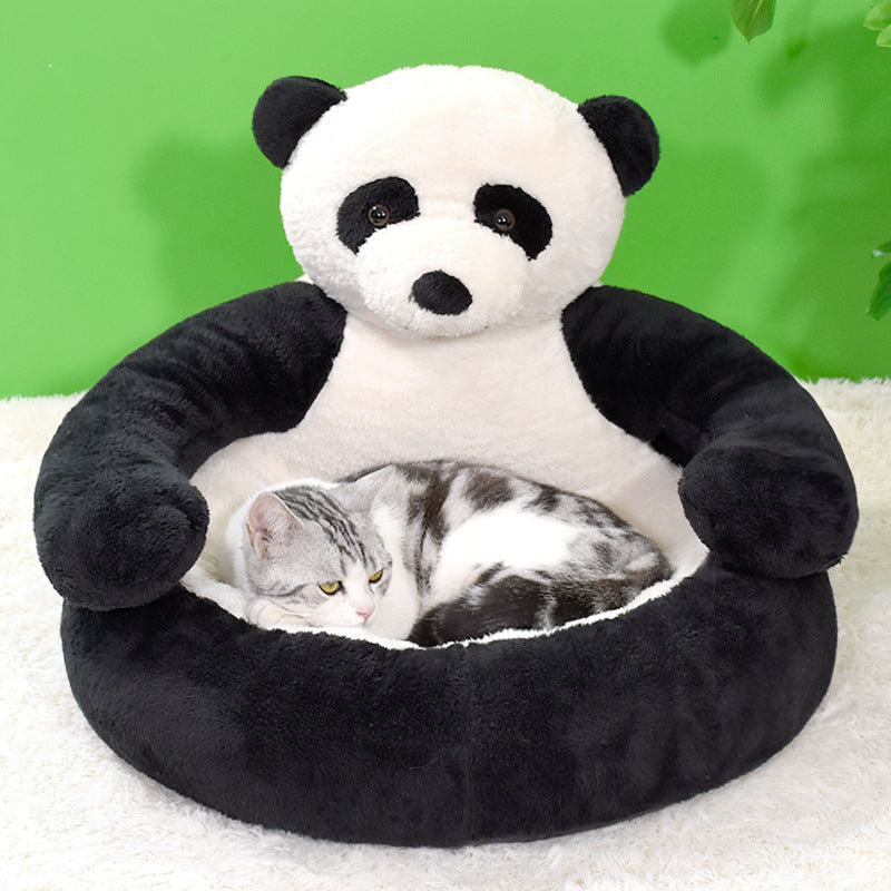 PETTENA Select クマ型半閉じペットベッド