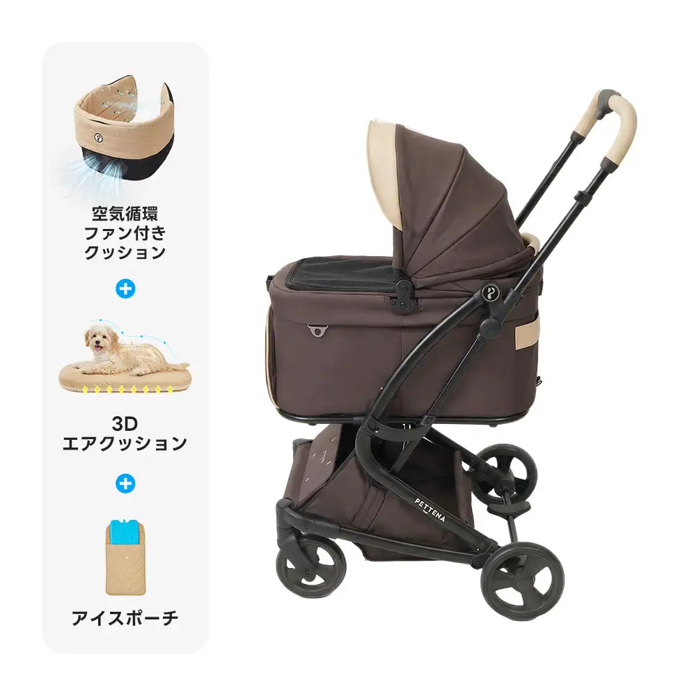 PETTENA MILOU Small Size - 【獣医師推奨】電車OKの最上級ペットカート