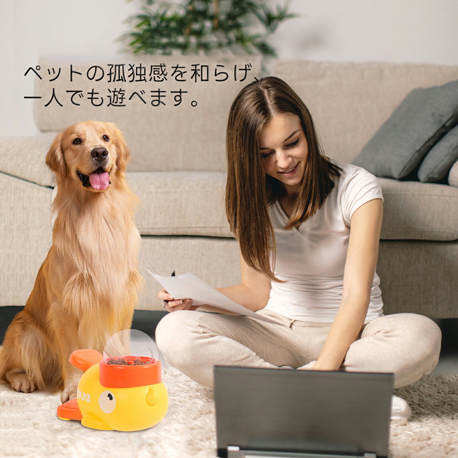 PETTENA Select 犬猫用おやつ入れ知育玩具