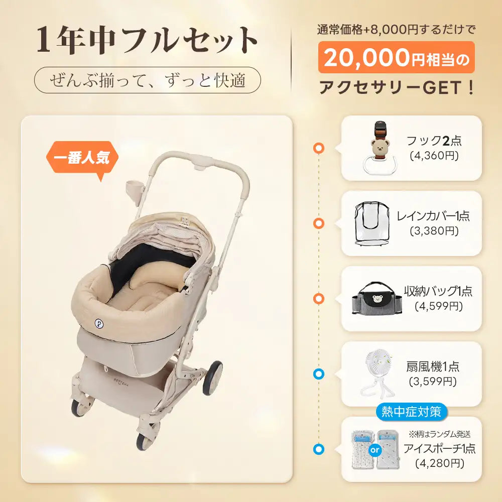 PETTENA MILOU - ワンタッチで全部折りたためる分離型ペットカート