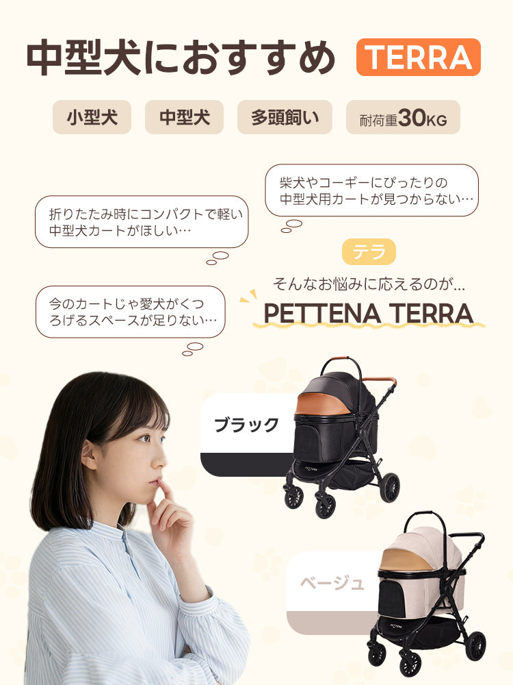 中型犬・多頭飼いに設計された - PETTENA TERRA