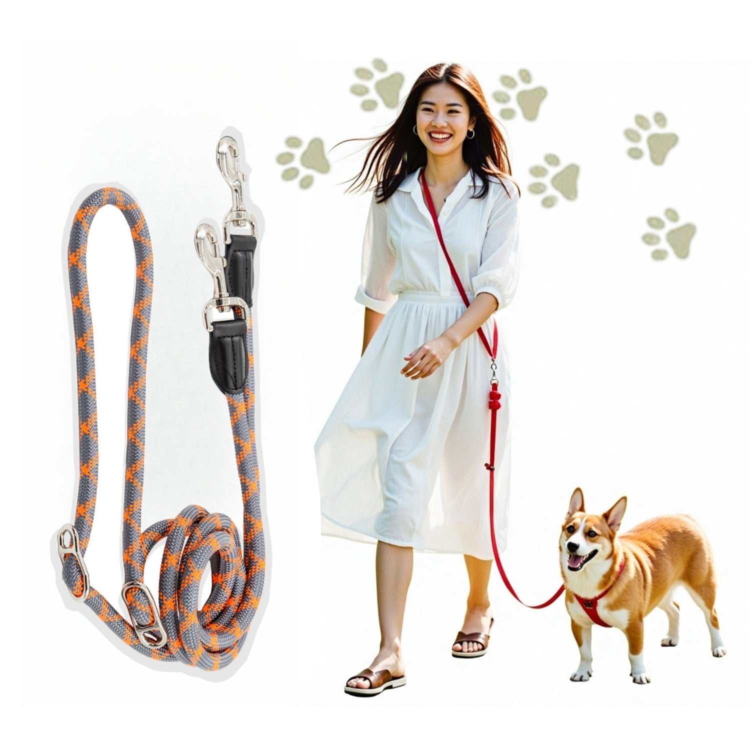 PETTENA Select 6in1 多機能ハンズフリー犬用リード