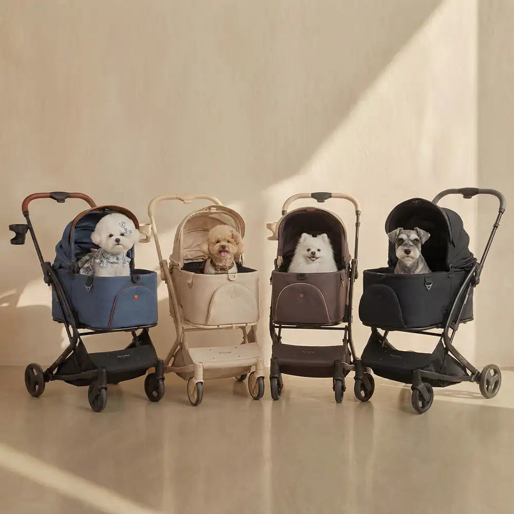 ワンタッチで全部折りたためる分離型ペットカート - PETTENA MILOU