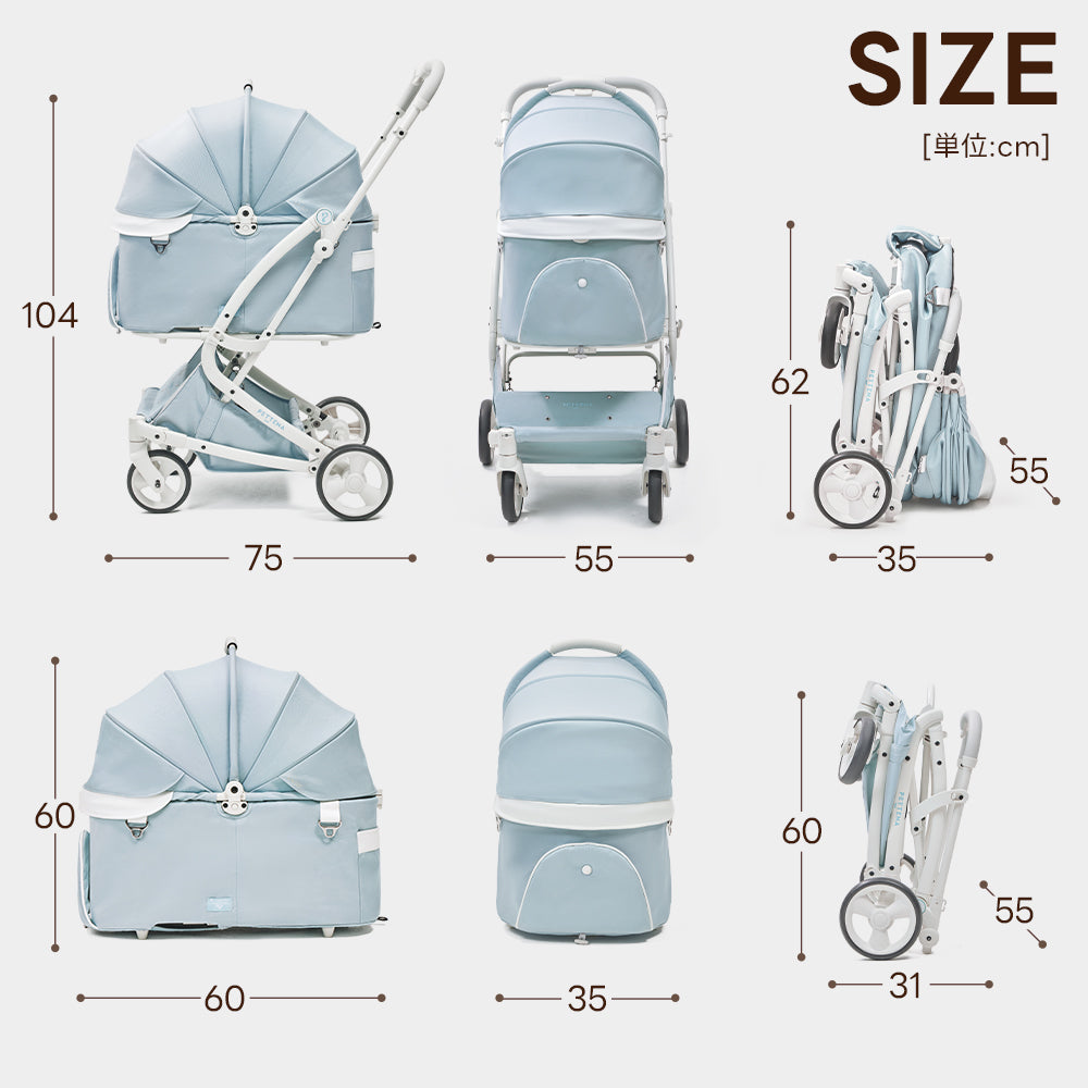 【SNS限定】PETTENA MILOU-最上級型番 新色登場 澄空ブルー
