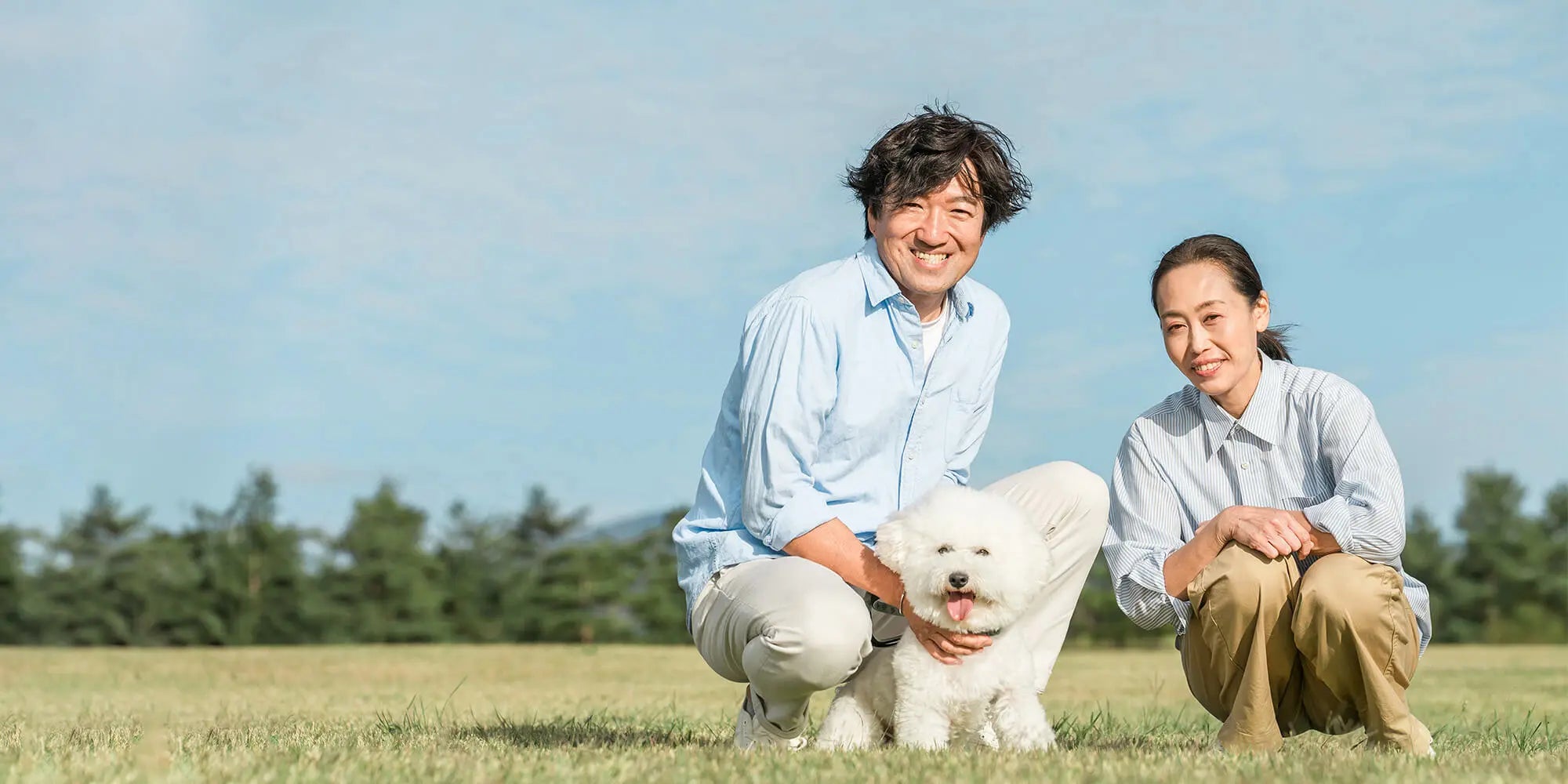 犬とお出かけ