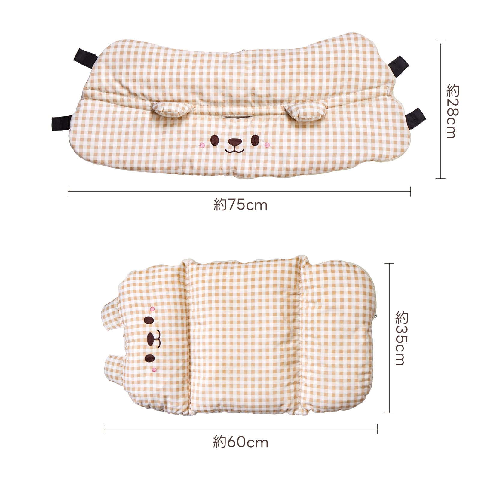PETTENA夏用冷感クッション2点セット!ペットの体型に合わせた快適サイズで、暑い夏も涼しく過ごせる冷感クッション、ペットの安眠をサポート!