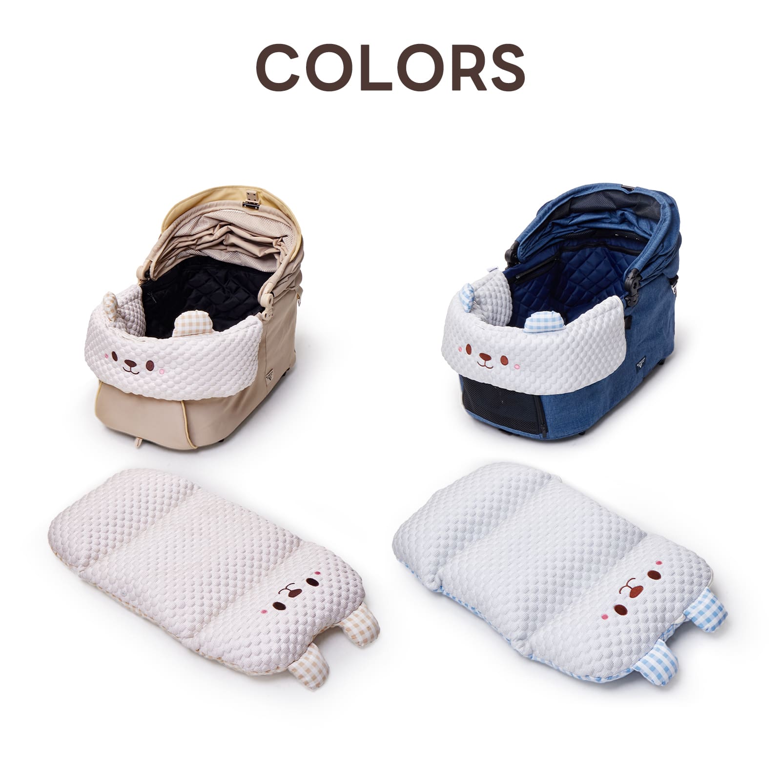 PETTENA夏用冷感クッション2点セットきれいなCOLORS登場!暑い夏もペットに快適冷感を提供。きれいなカラーでおしゃれに演出し、ペットの休憩空間を楽しく変身させる!