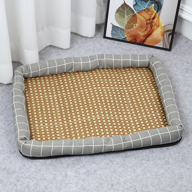 PETTENA Select ペット用涼感ラタンベッド