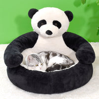 PETTENA Select クマ型半閉じペットベッド