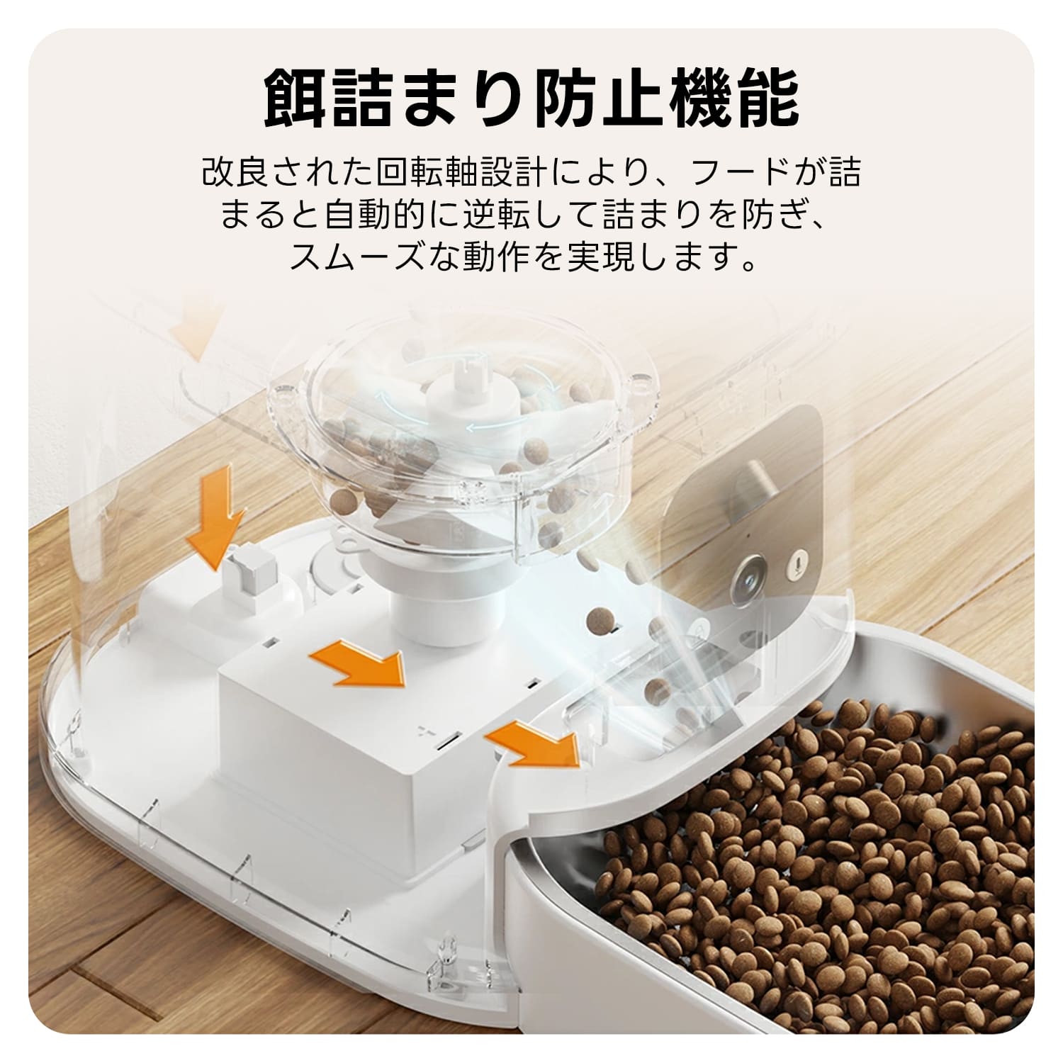 PETTENA Select 双カメラ自動給餌器