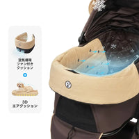 PETTENA MILOU - ワンタッチで全部折りたためる分離型ペットカート