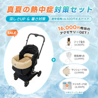 PETTENA MILOU - ワンタッチで全部折りたためる分離型ペットカート