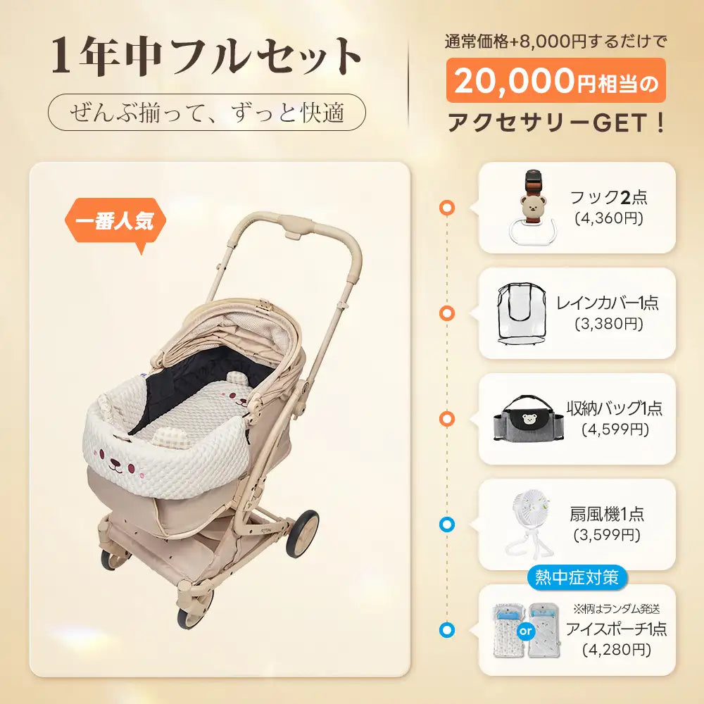 PETTENA MILOU - ワンタッチで全部折りたためる分離型ペットカート