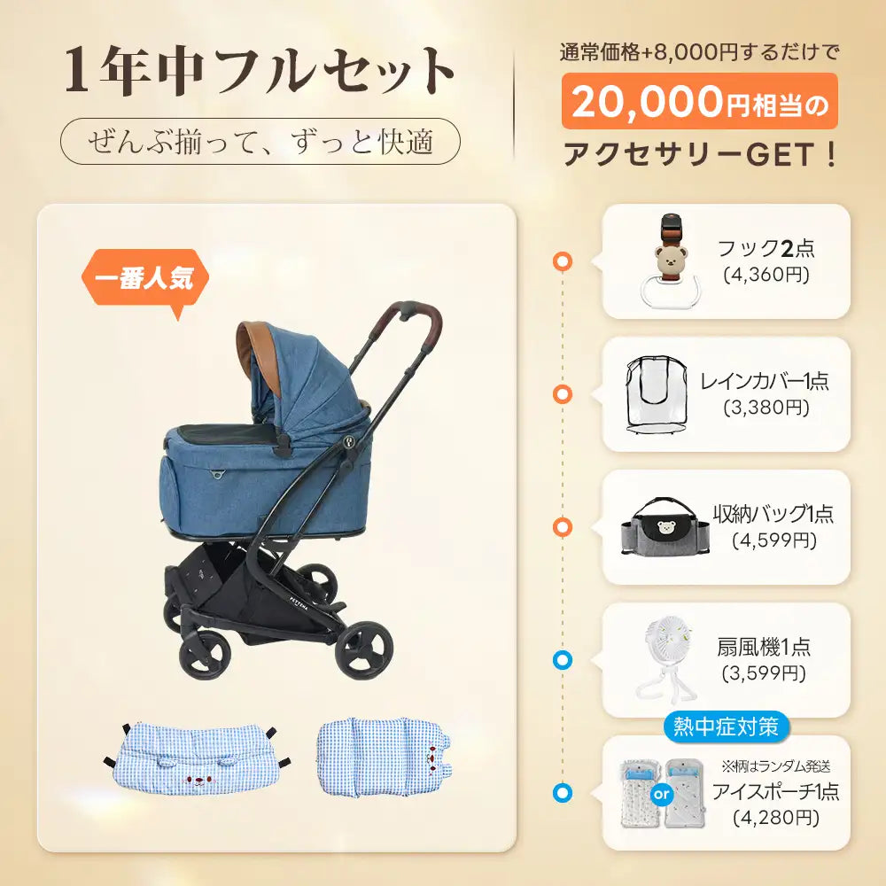 PETTENA MILOU Small Size - 電車OKの最上級ペットカート