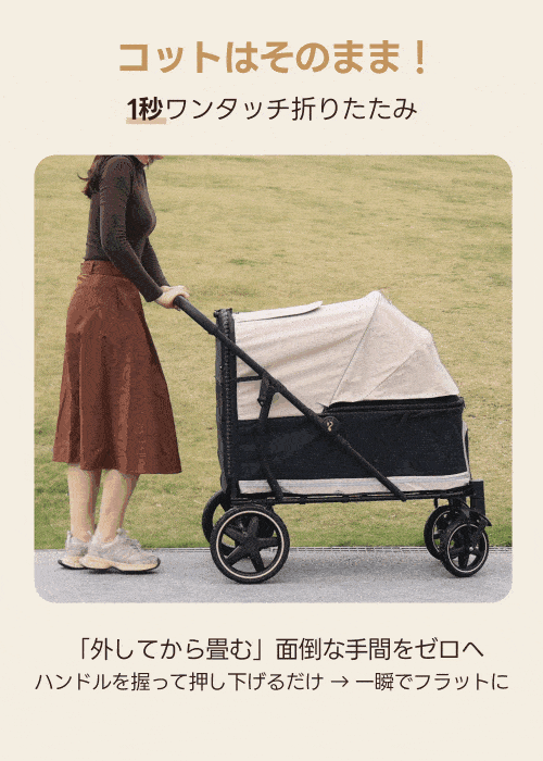 大型犬・多頭飼い向け スロープ付き（耐荷重55kg） - PETTENA TITAN