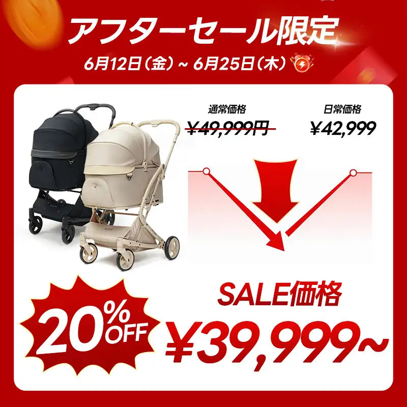 ワンタッチで全部折りたためる分離型ペットカート - PETTENA MILOU