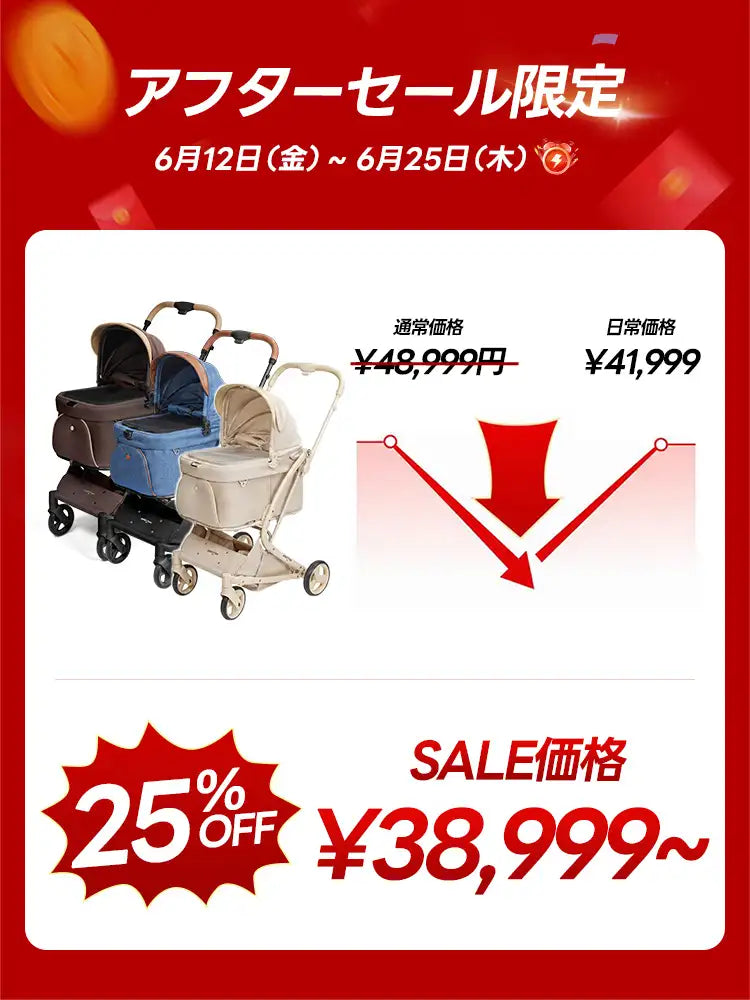 PETTENA MILOU Small Size - 電車OKの最上級ペットカート