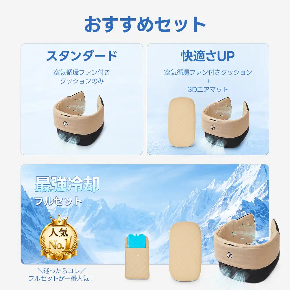 ペットカート MILOU Small Size + ファンクッション Airflow