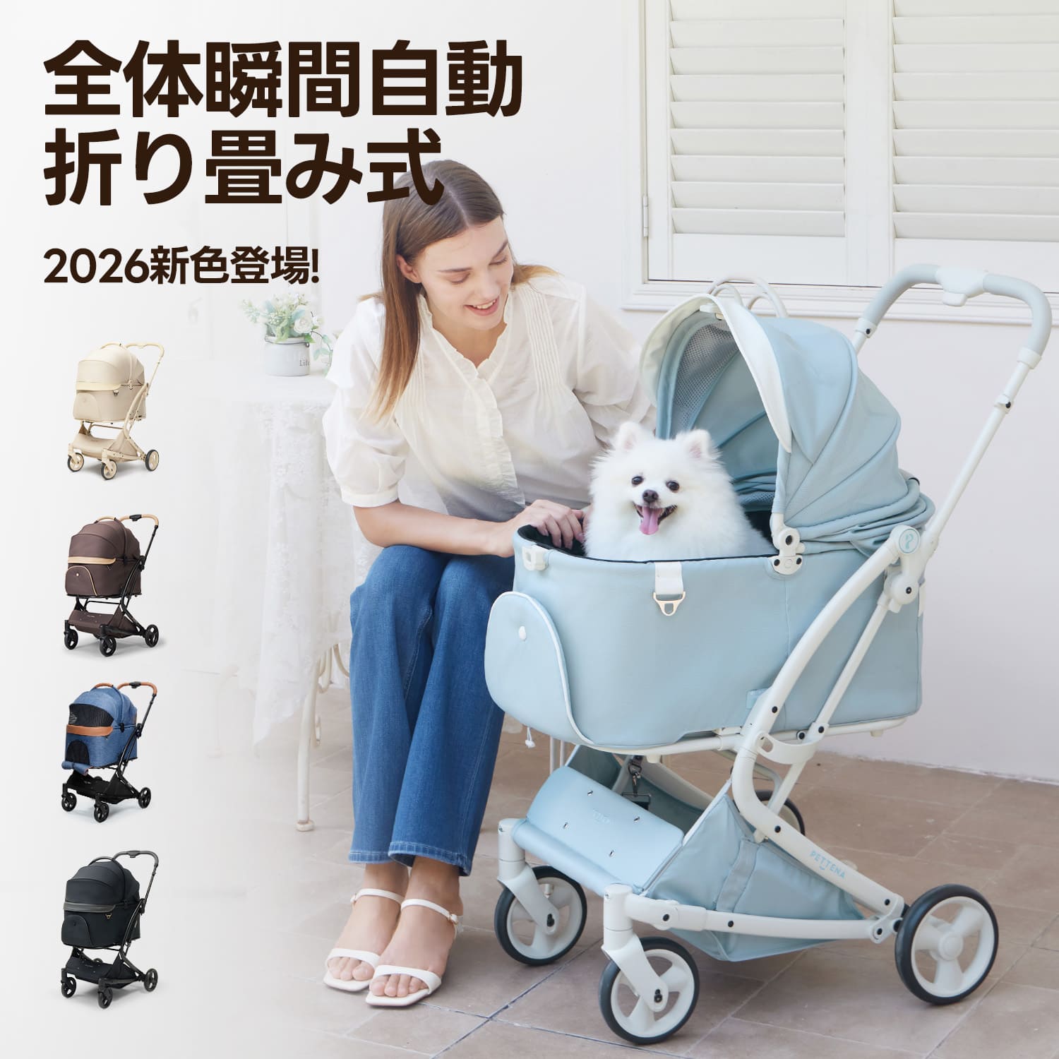 【SNS限定】PETTENA MILOU-最上級型番 新色登場 澄空ブルー