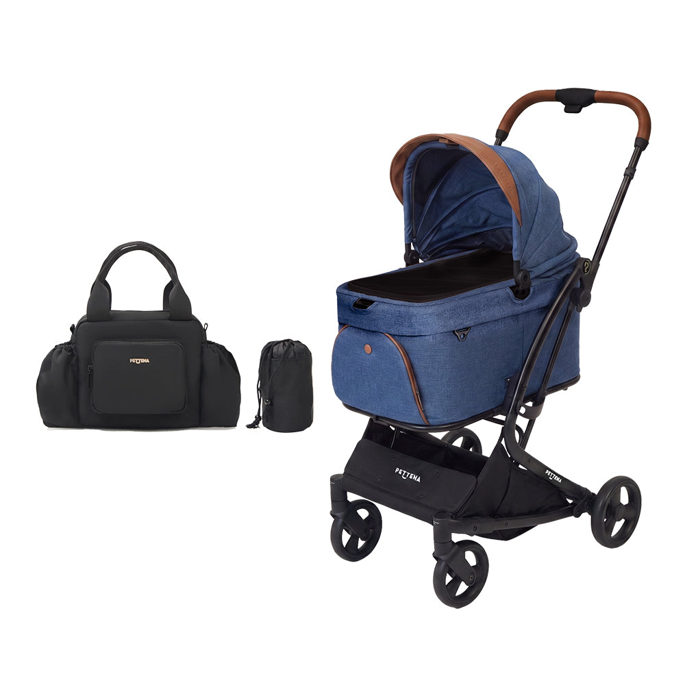 PETTENA MILOU Small Size｜【獣医師推奨】電車移動対応・1秒折りたたみペットカート