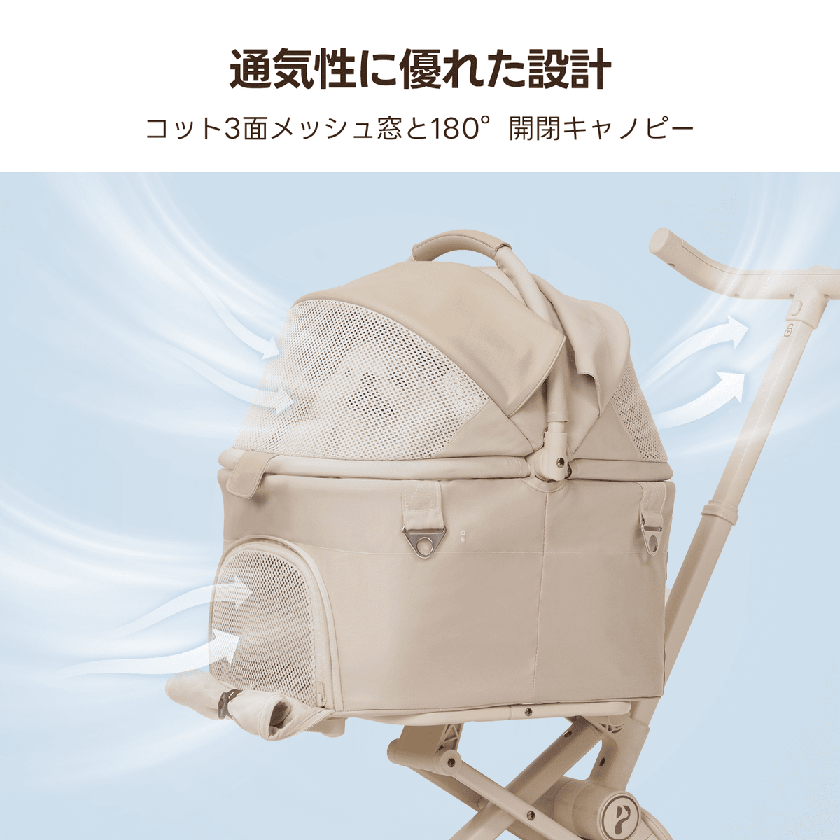【プレミアム進化】超軽量＆電車対応 分離型ペットカート - PETTENA PETITE PRO