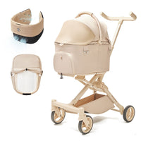 【プレミアム進化】超軽量＆電車対応 分離型ペットカート - PETTENA PETITE PRO