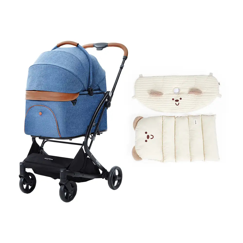 PETTENA MILOU - ワンタッチで全部折りたためる分離型ペットカート