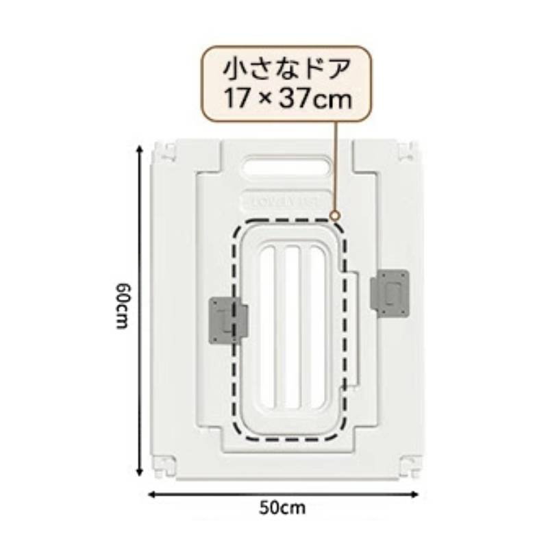 PETTENA ペットサークル 密度HDPE素材 簡単組み立て