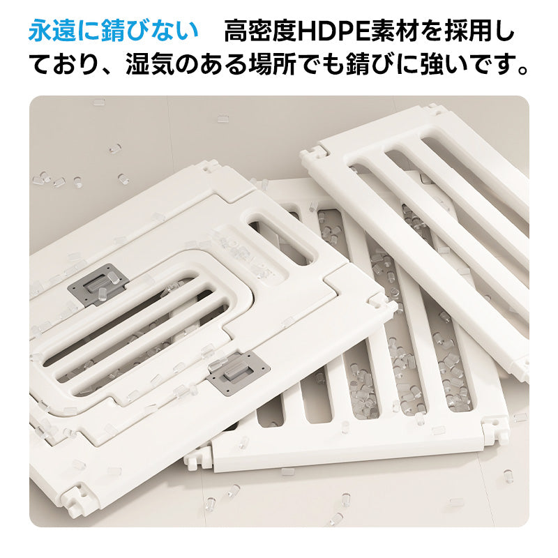 PETTENA ペットサークル 密度HDPE素材 簡単組み立て